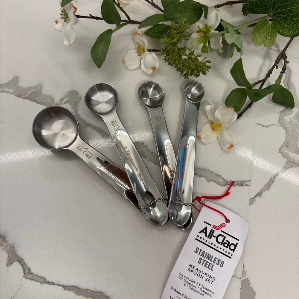 All-Clad Stainless Steel Measuring Spoon 4 Piece Set - Picture 3 of 4